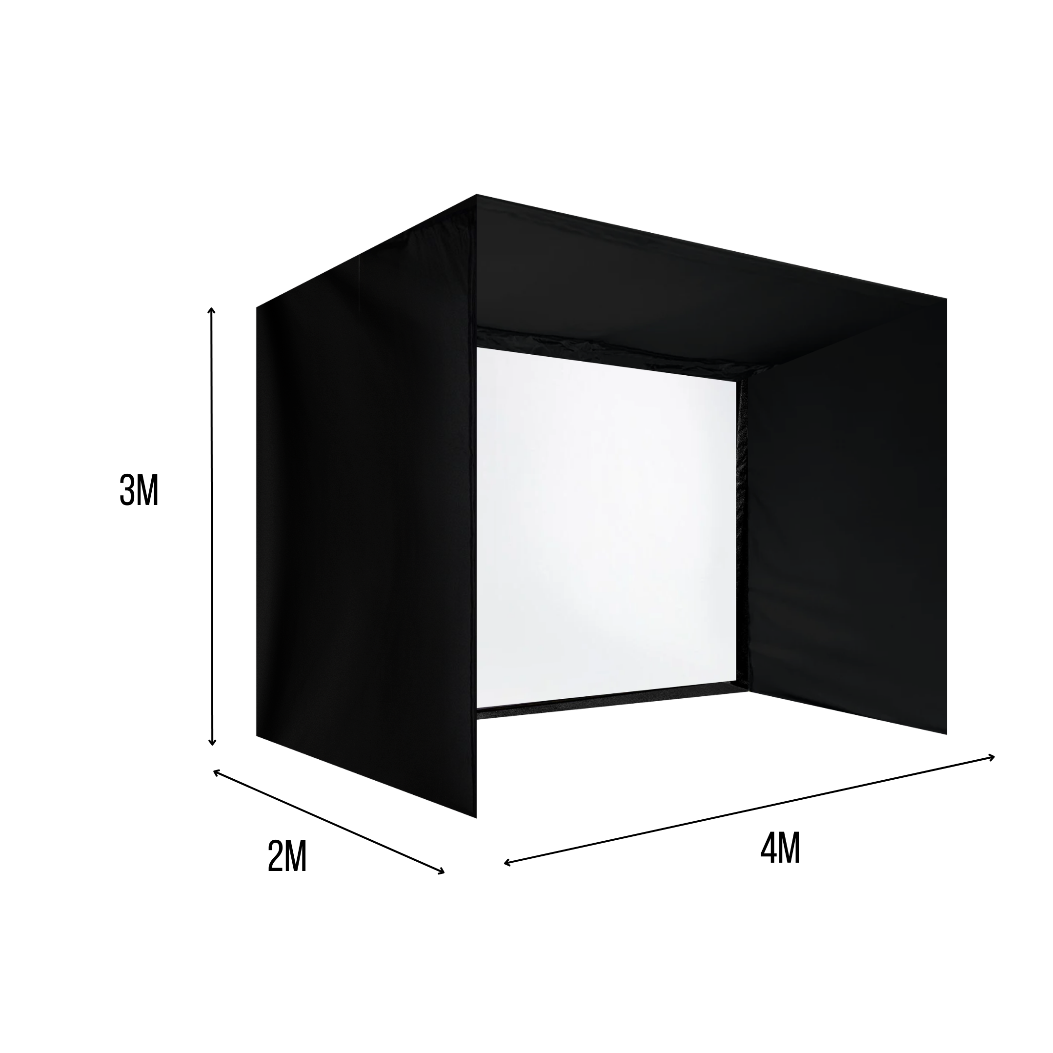 Golf Simulator Enclosure - LARGE