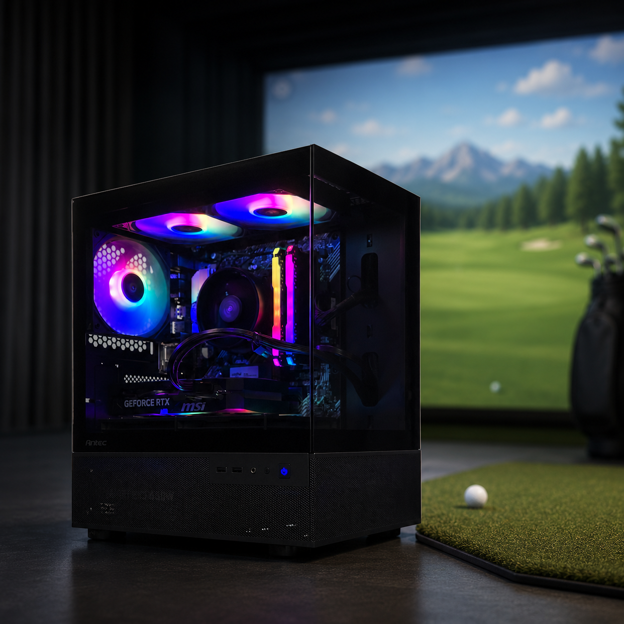 Golf Sim Custom Gaming PC - 4k