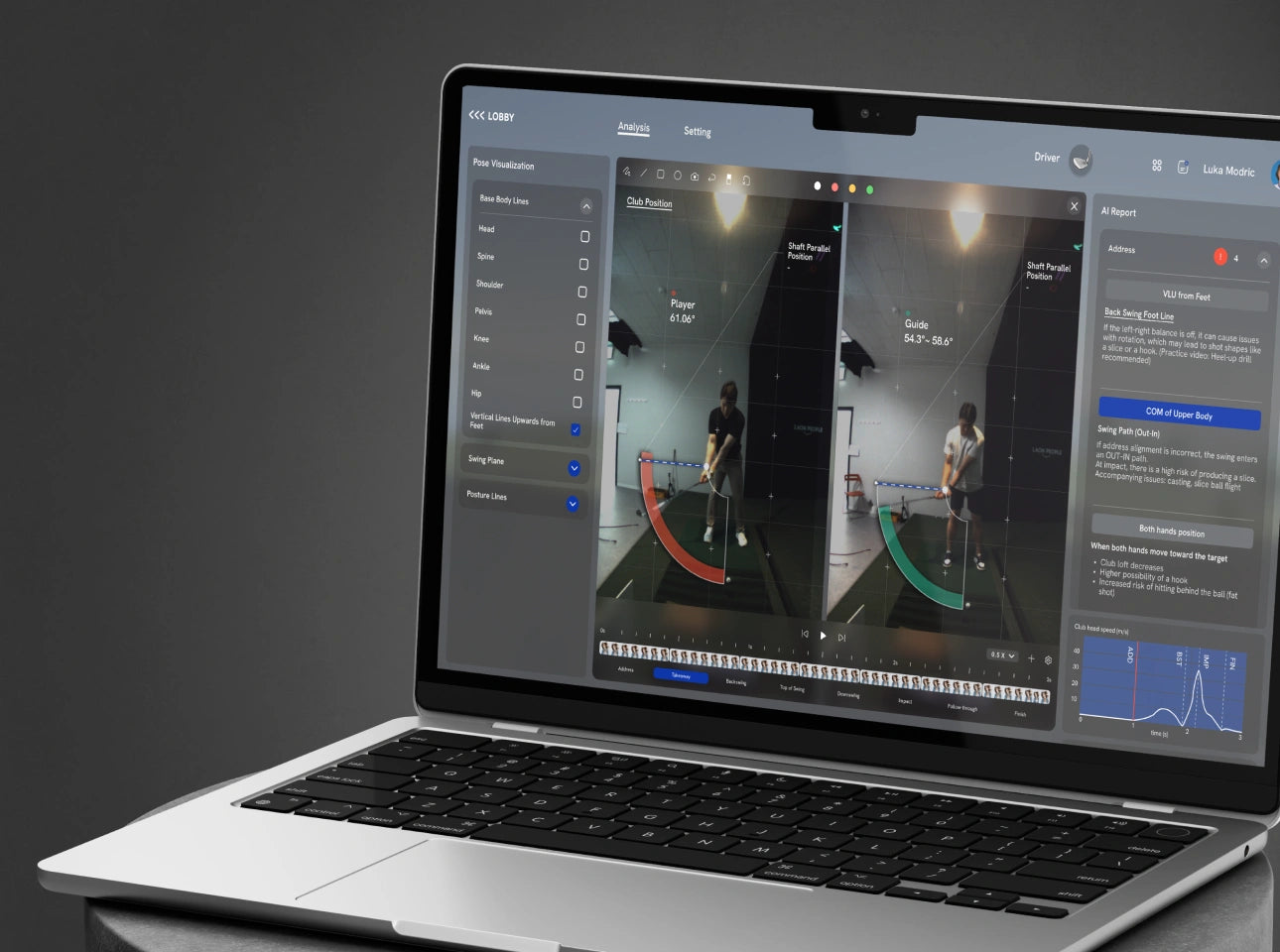 Swing Ez | VTrack AI Golf Swing Camera System