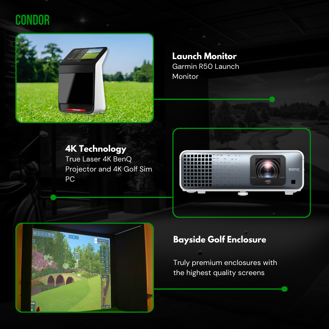 Condor Package - Garmin R50 Bayside Golf Simulator