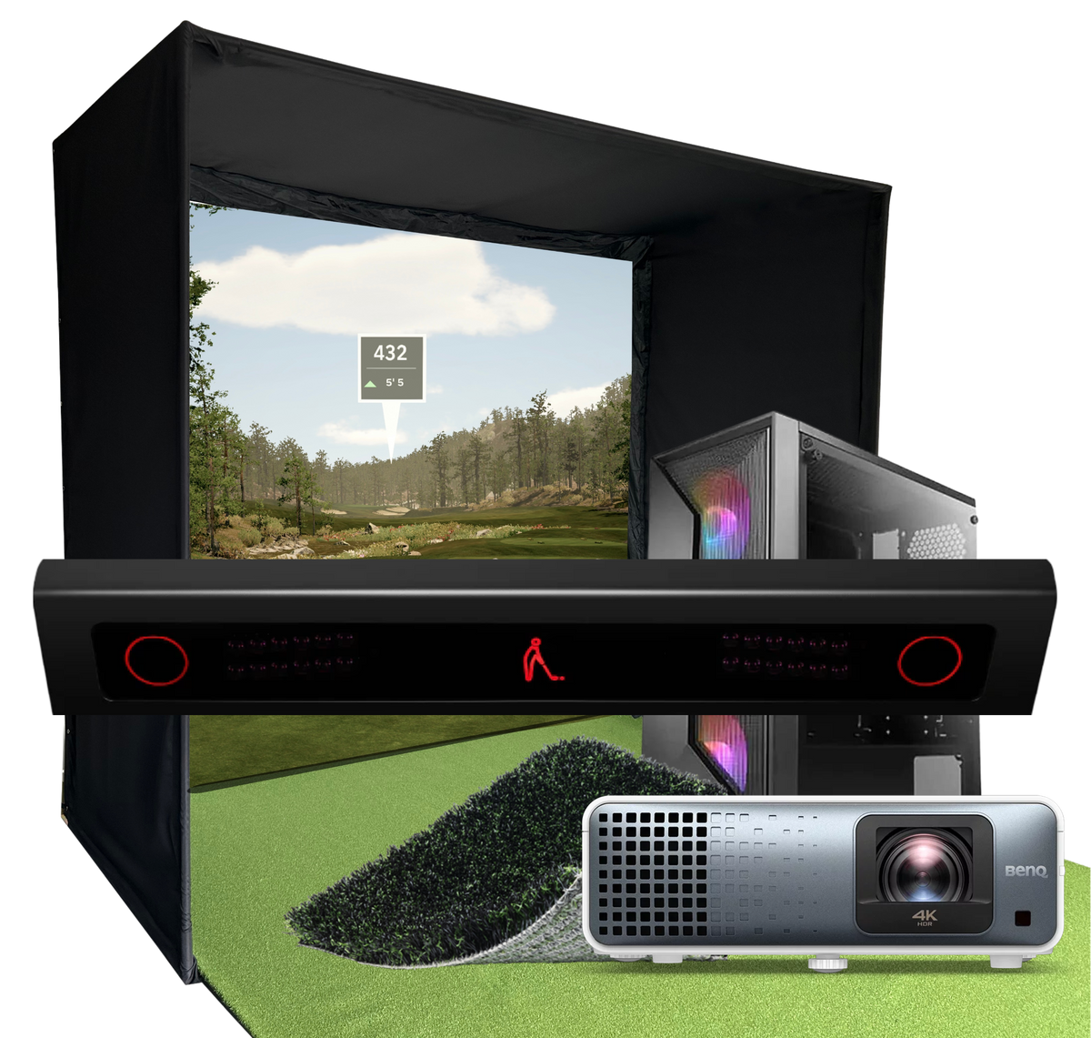VTrack Golf Simulator Package
