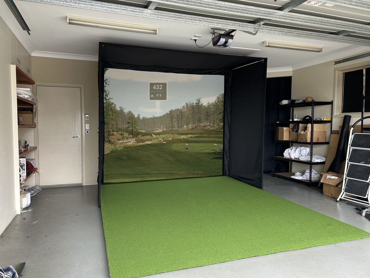 Golf Simulator Enclosure MEDIUM Bayside Golf